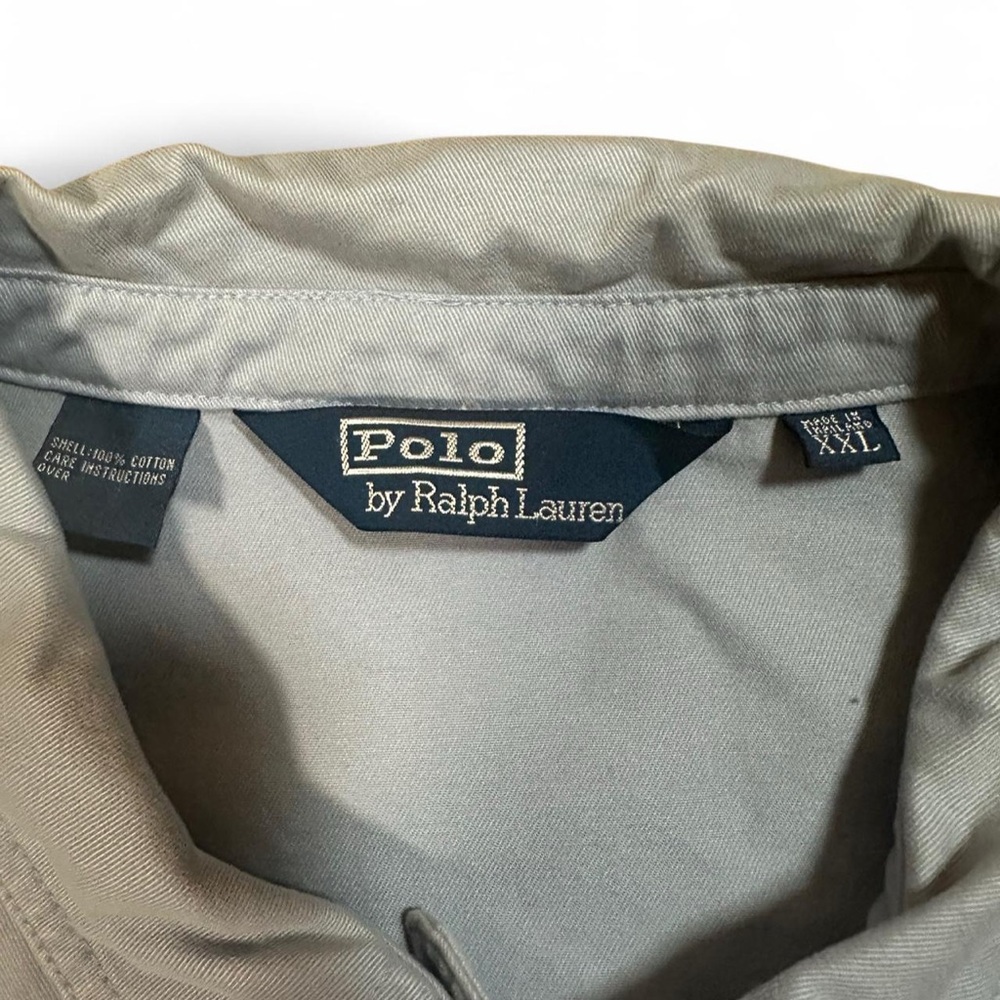 Polo Ralph Lauren Men’s NWT Blue Twill Bi Swing Full Zip Windbreaker Jacket XXL - Picture 5 of 8